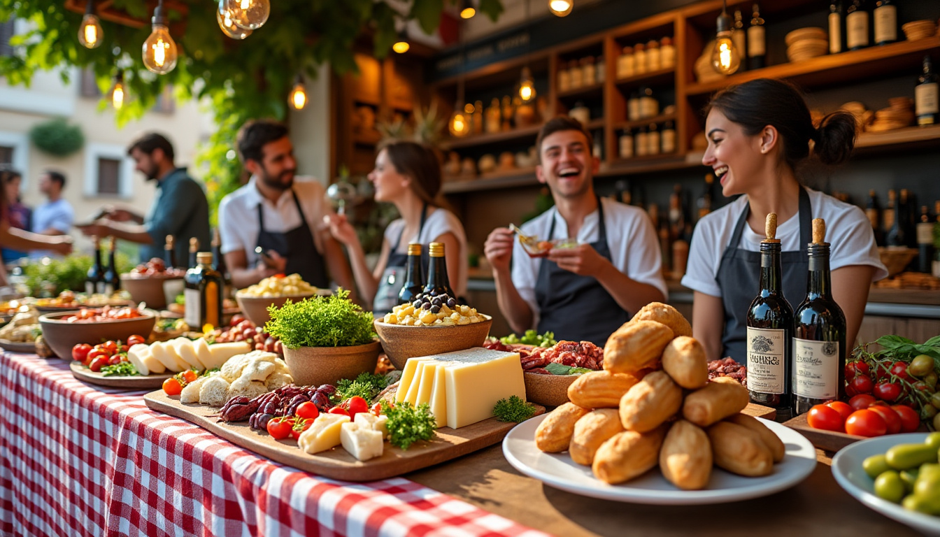 ne manquez pas la dernière occasion de goûter aux spécialités italiennes au marché gourmand de caussade ! profitez d’une ambiance conviviale et de saveurs authentiques avant la clôture de l’événement.