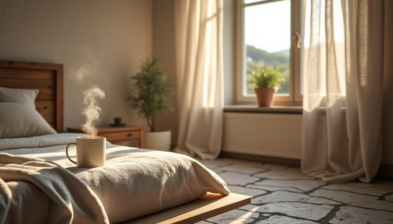 découvrez comment l'heure miroir 05h05 peut inspirer un aménagement de chambre favorisant un réveil en douceur et harmonieux.