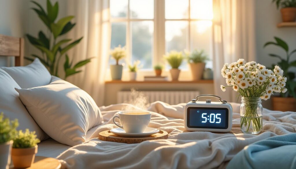découvrez la signification de l’heure miroir 05h05 et nos conseils d’aménagement pour profiter d’un réveil en douceur. optimisez votre chambre pour des matins paisibles et harmonieux.