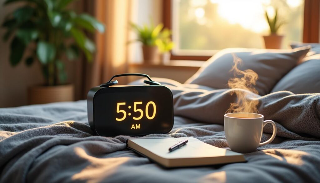 découvrez comment l'heure miroir 05h50 peut transformer votre routine matinale à domicile grâce à des conseils pratiques et inspirants pour bien commencer la journée.