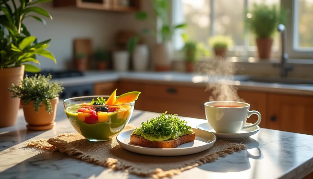 découvrez comment l’heure miroir 06h06 peut inspirer une décoration énergisante pour votre petit-déjeuner et transformer vos matins en moments pleins de vitalité et de positivité.