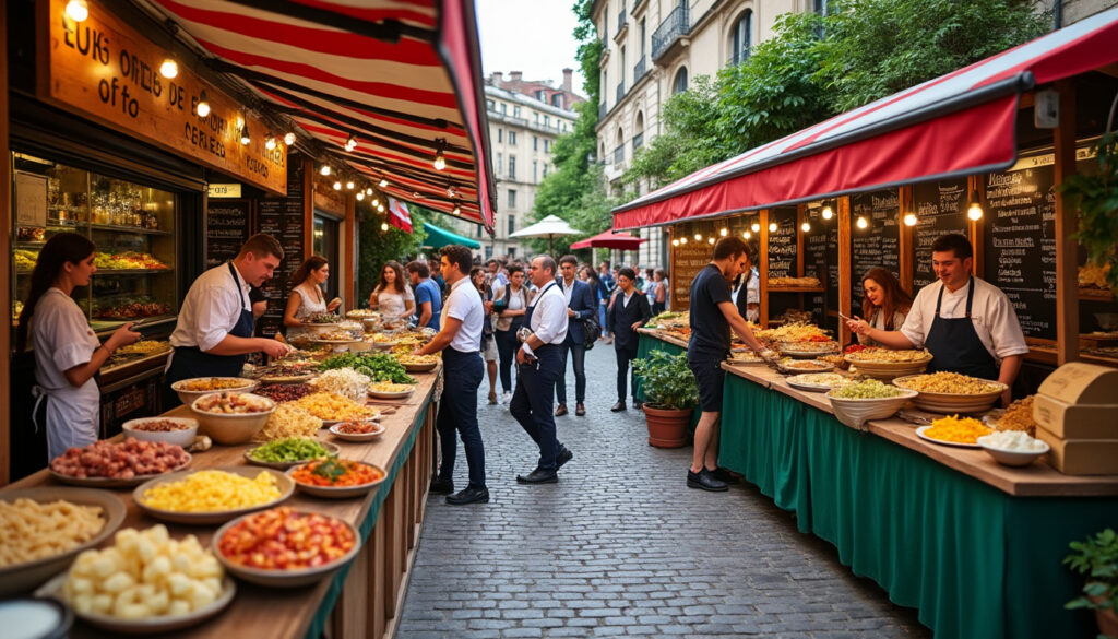 découvrez le village italien éphémère à lyon ! pendant cinq jours, vivez une expérience unique autour de la gastronomie italienne, avec des dégustations, des animations et des produits authentiques. ne manquez pas ce rendez-vous gourmand !