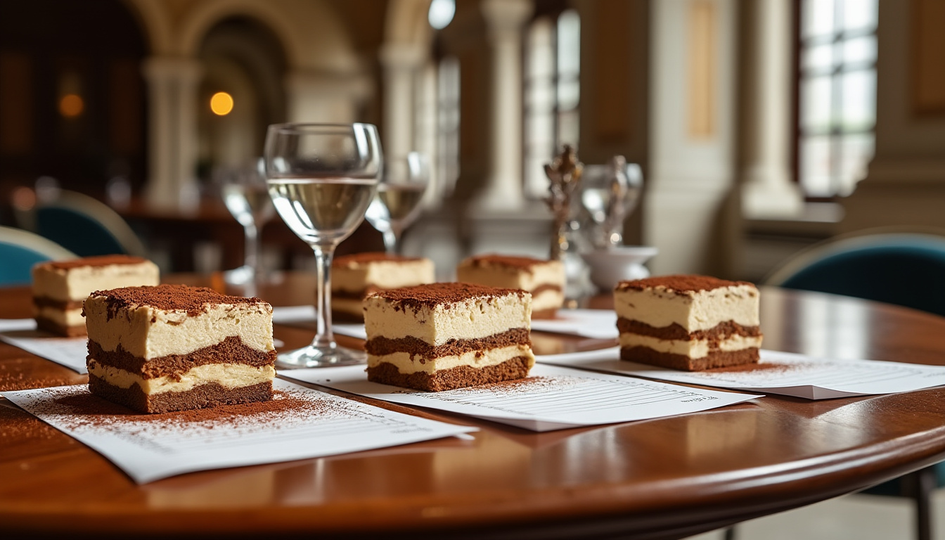 Une ville italienne recrute des jurés pour une délicieuse mission : déguster du tiramisu ! 6 découvrez comment une ville italienne invite des volontaires à devenir jurés pour goûter et noter les meilleurs tiramisus lors d'un concours gourmand. une mission savoureuse à ne pas manquer !