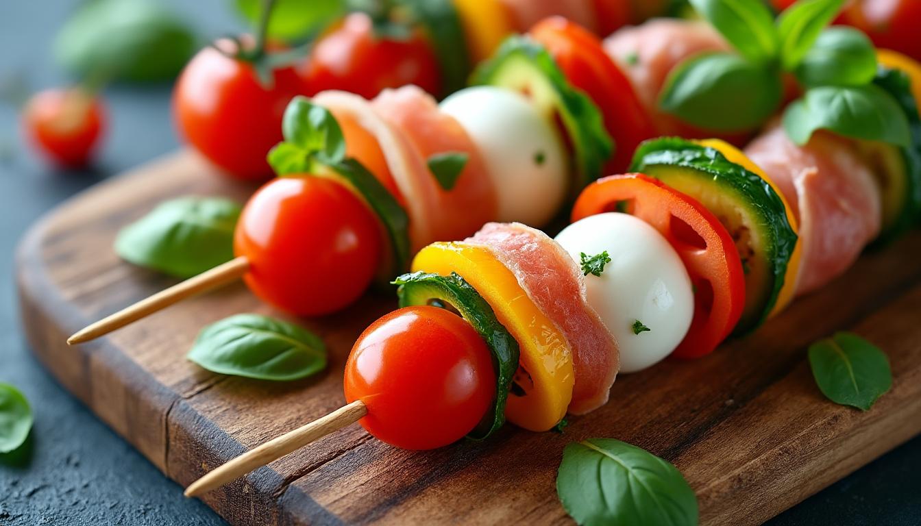 Brochettes apéro : 20 idées faciles à préparer la veille pour impressionner vos invités 6 découvrez 20 idées de brochettes apéro faciles à préparer la veille pour régaler et surprendre vos invités lors de votre prochain apéritif. des recettes originales, simples et gourmandes !