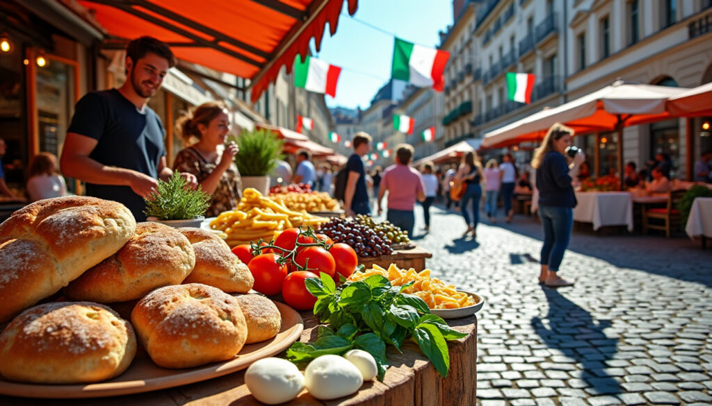 plongez dans l’ambiance italienne à strasbourg avec 4 jours dédiés à la focaccia et à la culture italienne ! entre dégustations, animations et découvertes, vivez une expérience gourmande et festive au cœur de la ville.