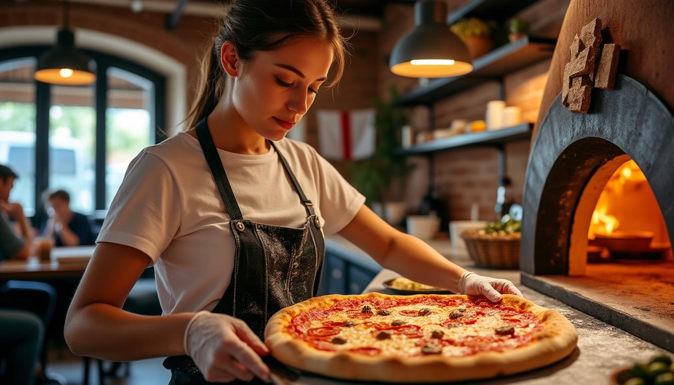découvrez émilie gicquel, la talentueuse pizzaiola qui prend les commandes chez cocozza jusqu’au 19 décembre pour vous régaler avec ses délicieuses créations.