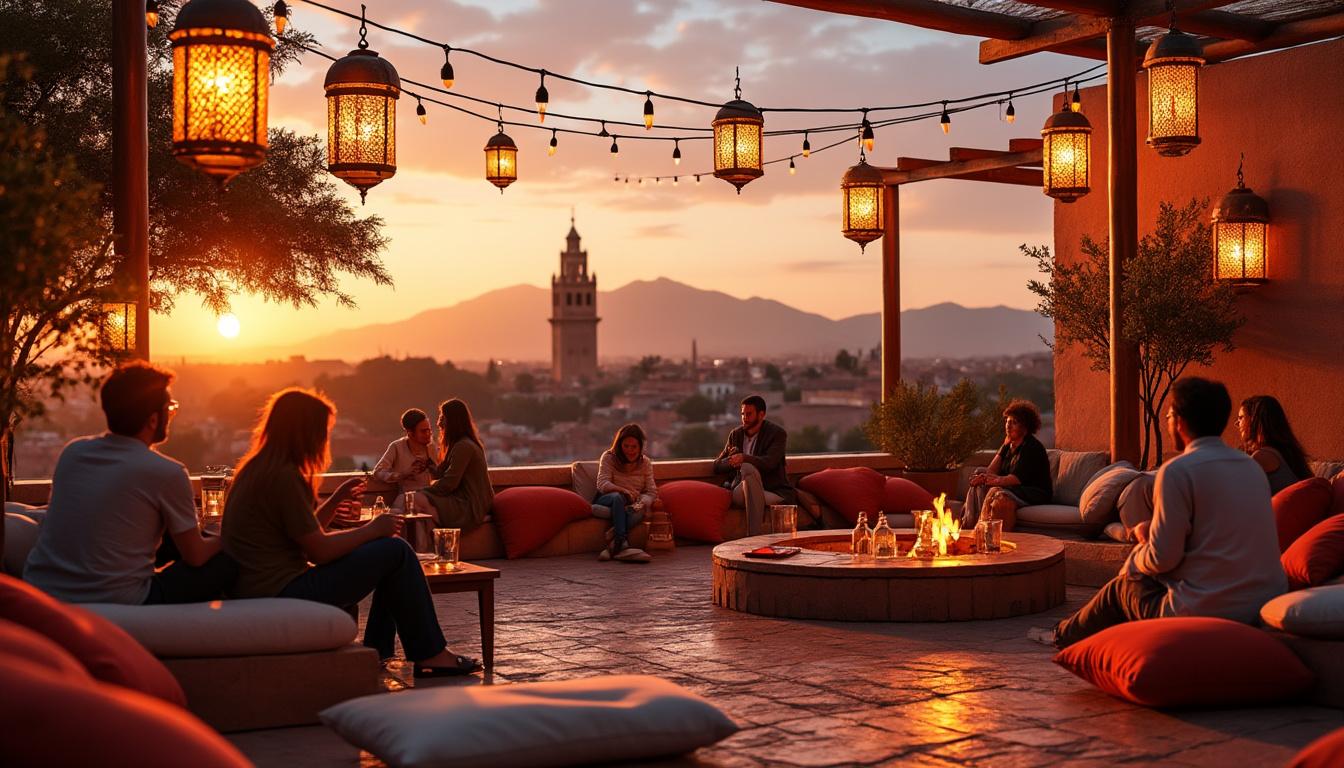 Rooftop Marrakech : vivez lâexpĂ©rience des meilleures terrasses avec vue Ă couper le souffle 6 dĂ©couvrez les rooftops incontournables de marrakech et profitez d'une expĂ©rience unique sur les meilleures terrasses offrant des vues spectaculaires Ă couper le souffle.