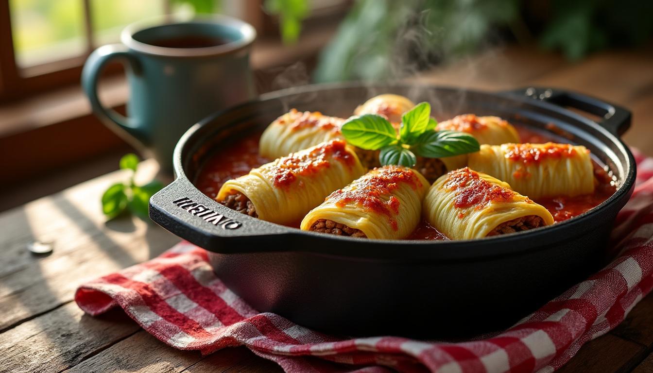 découvrez la recette traditionnelle du choux farci, savourez comme chez grand-mère ou au restaurant, un plat authentique et plein de saveurs.