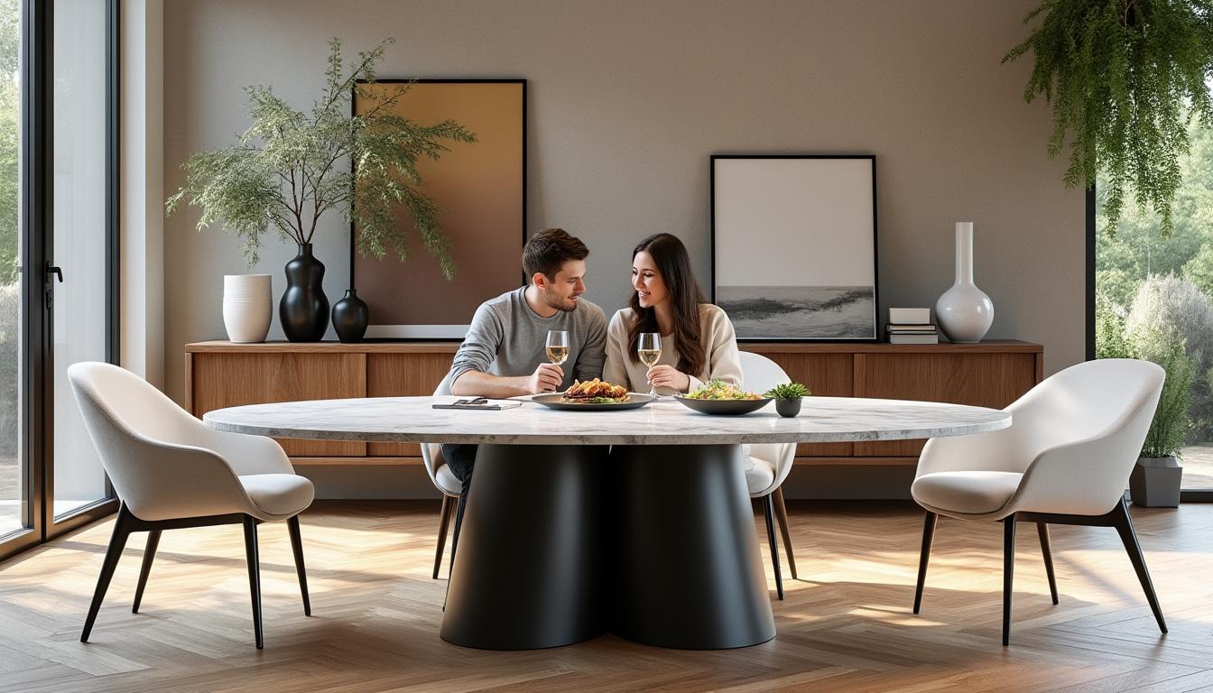 Sublimer son intérieur avec une table design 6 découvrez comment sublimer votre intérieur grâce à une table design alliant esthétisme et fonctionnalité, pour un espace à la fois moderne et chaleureux.