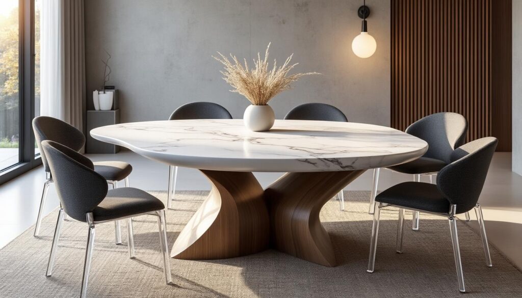 découvrez comment sublimer votre intérieur grâce à une table design alliant esthétique et fonctionnalité pour un espace moderne et élégant.