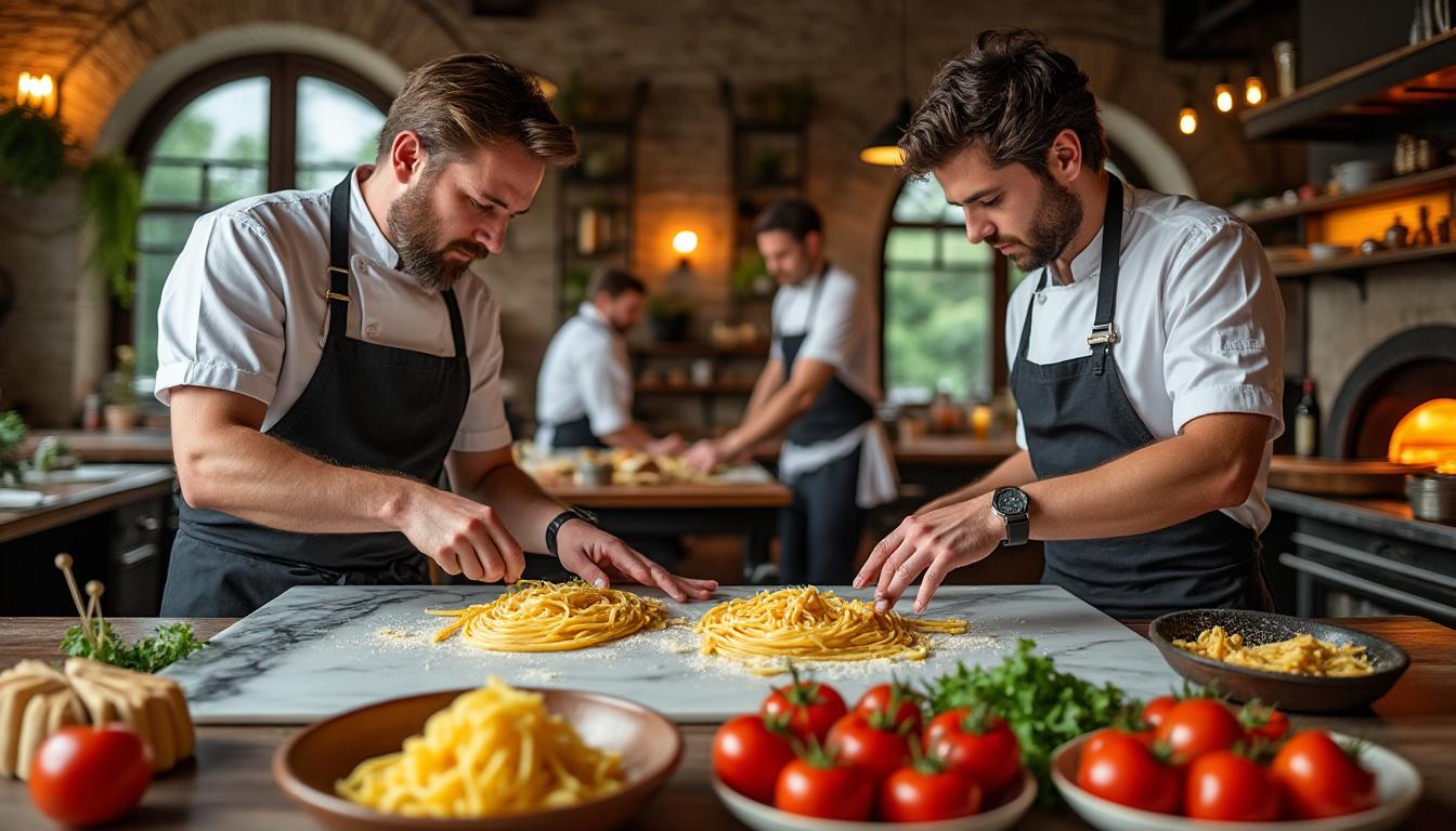 découvrez comment ces chefs d’entreprise français révolutionnent la gastronomie italienne en y insufflant passion, créativité et savoir-faire unique.