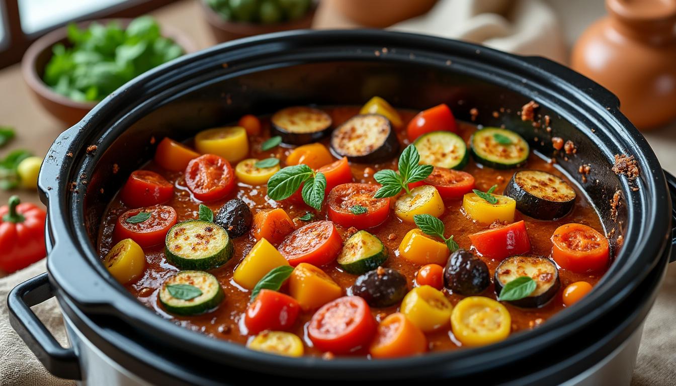 découvrez la recette facile et rapide de la ratatouille au cookeo pour des saveurs délicieuses et authentiques à partager en toute simplicité.