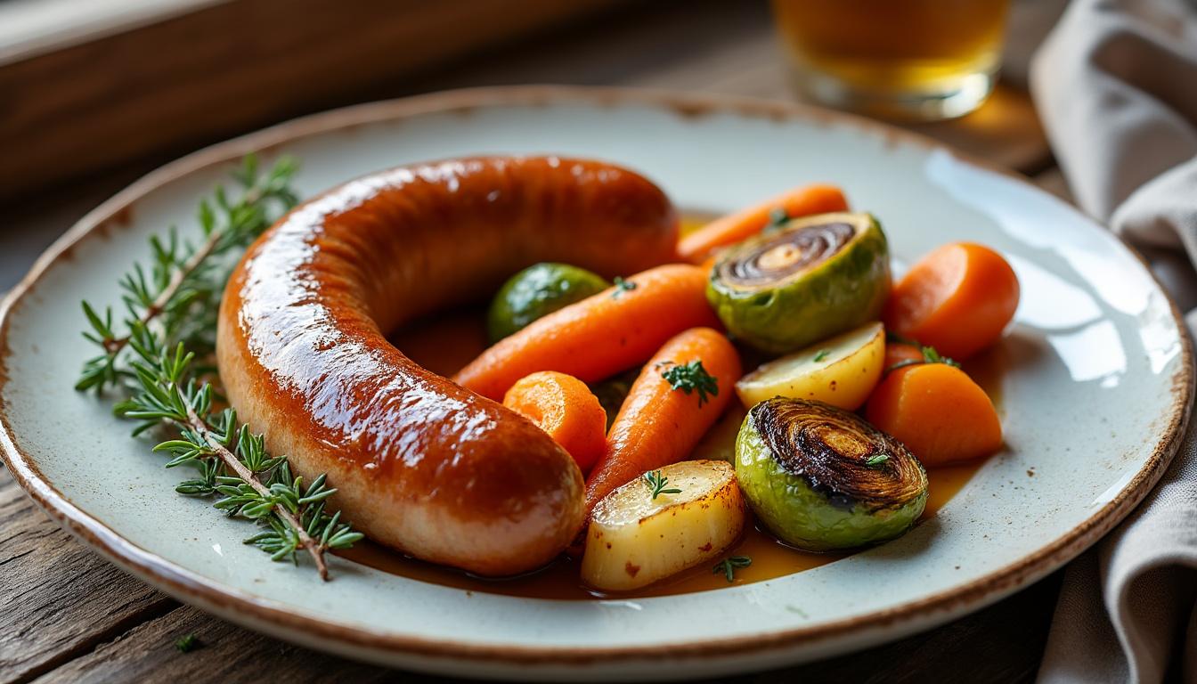 Idées gourmandes : quels légumes sublimer avec du boudin blanc ? 6 découvrez nos idées gourmandes pour sublimer le boudin blanc avec des légumes savoureux. astuces et recettes pour un plat délicieux et original.
