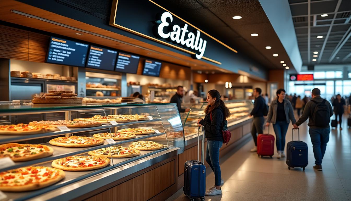 découvrez eataly à orly et savourez les délices authentiques de l'italie avant votre départ. plats italiens traditionnels, produits frais et ambiance conviviale vous attendent pour un voyage gustatif inoubliable.