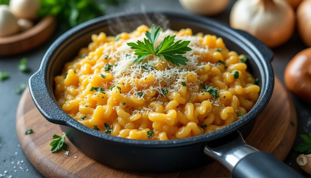 découvrez notre recette facile et rapide de risotto au cookeo, parfaite pour un repas savoureux et gourmand en un rien de temps.