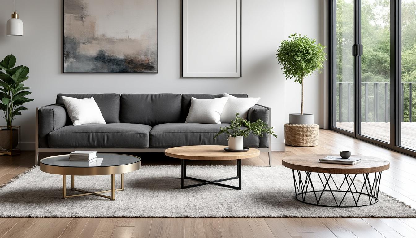 Table Basse Design 🛋️ : Styles Tendance & Astuces pour un Salon Unique