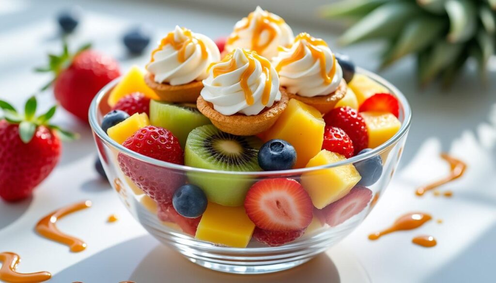 découvrez nos desserts exquis et faciles à réaliser pour sublimer votre salade de fruits et ravir vos papilles à chaque bouchée.