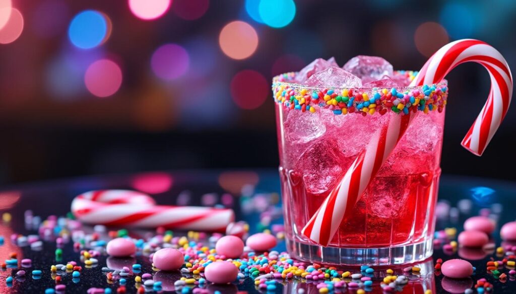 découvrez la recette tendance et gourmande du cocktail bonbon candy cane spritzer, parfait pour savourer en 2026 avec une touche sucrée et festive.