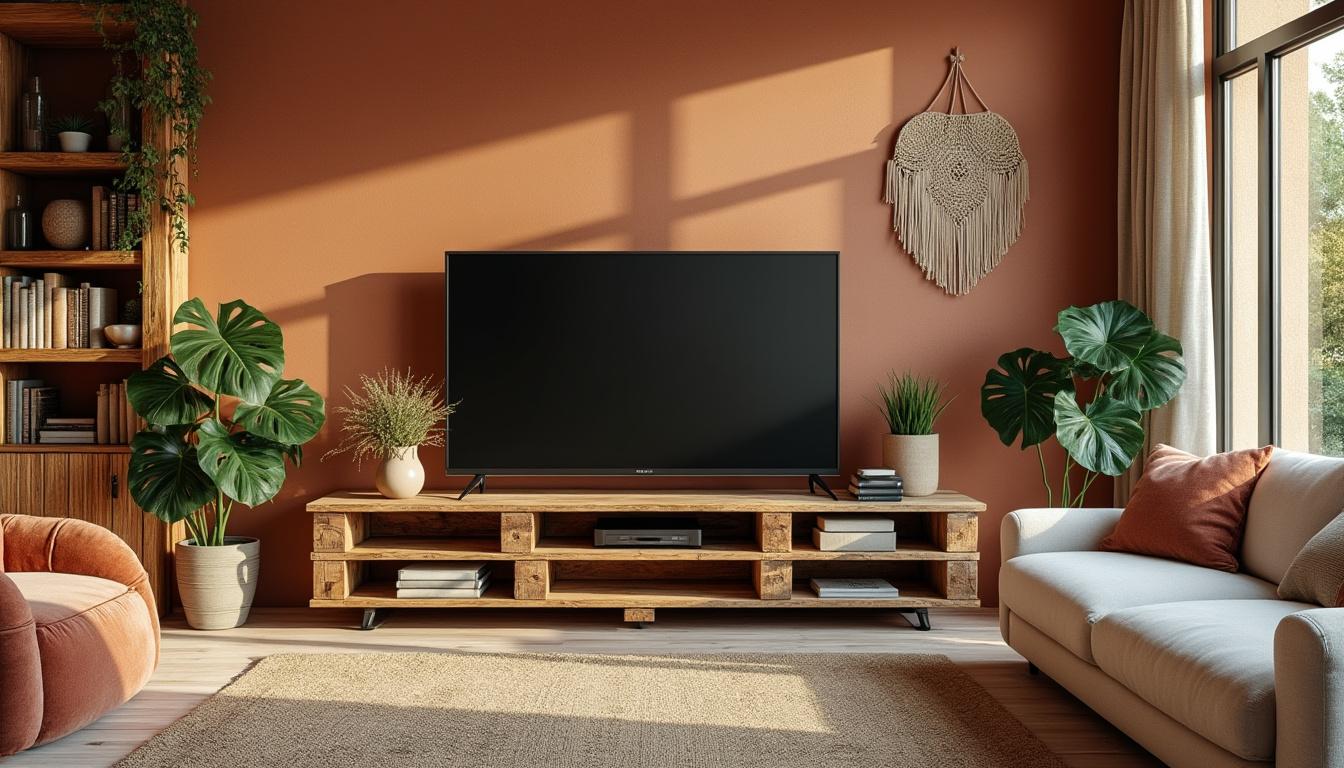 découvrez comment créer un support tv unique et éco-responsable à partir de palettes recyclées. suivez notre guide complet pour un salon tendance et durable.