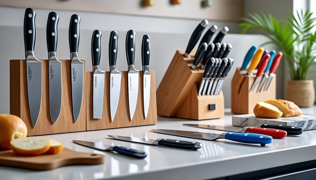 découvrez notre sélection des meilleurs sets de couteaux de cuisine adaptés à tous les usages pour cuisiner avec précision et facilité.