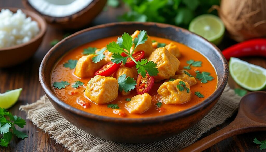 découvrez notre recette facile de poulet curry coco pour un repas savoureux et exotique en quelques minutes. parfait pour régaler toute la famille !