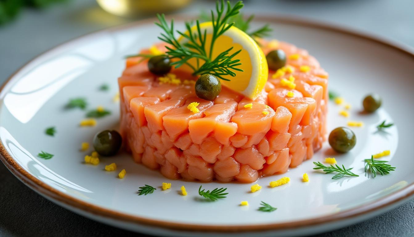 découvrez notre recette facile pour préparer un tartare de saumon frais et savoureux chez vous dès aujourd'hui. rafraîchissant, sain et délicieux, parfait pour toutes les occasions !