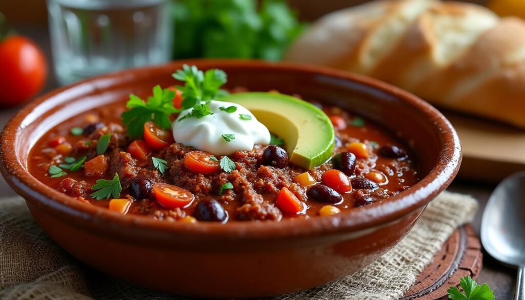 découvrez une recette facile et savoureuse de chili con carne pour régaler toute la famille en un rien de temps. parfaite pour un repas convivial et plein de saveurs !
