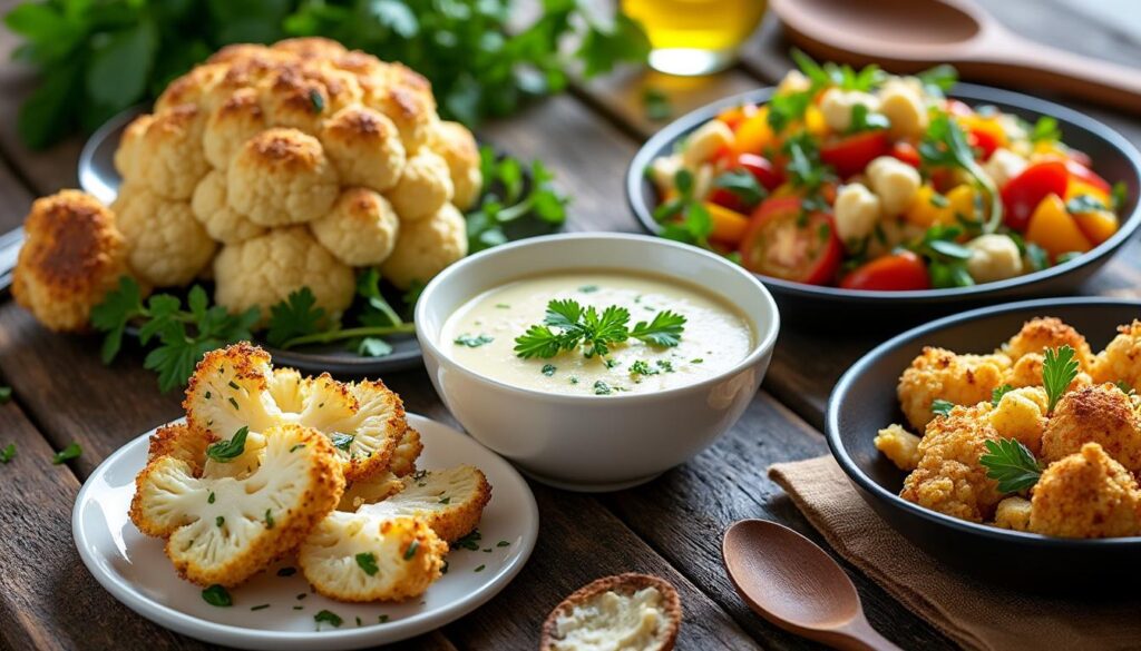 découvrez nos recettes de chou-fleur simples et savoureuses, parfaites pour des repas faits maison faciles à préparer et délicieux à déguster.