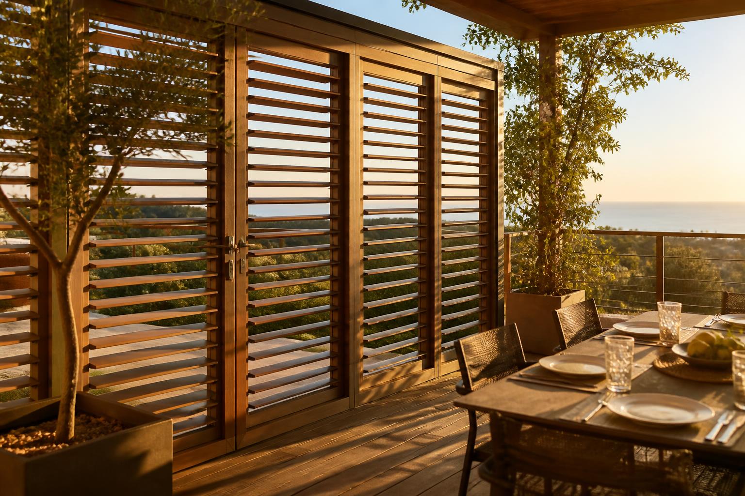 découvrez nos claustras en bois pour terrasse, alliant intimité et élégance à l'italienne pour sublimer votre espace extérieur.