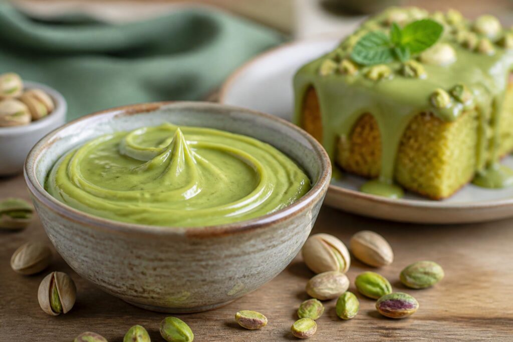 découvrez notre recette irrésistible de crème de pistache pour sublimer vos desserts avec une touche gourmande et savoureuse.