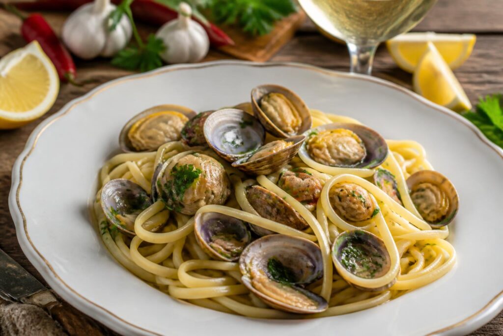 découvrez la recette authentique des linguine aux palourdes, un classique napolitain délicieux et facile à préparer pour un repas savoureux garanti.