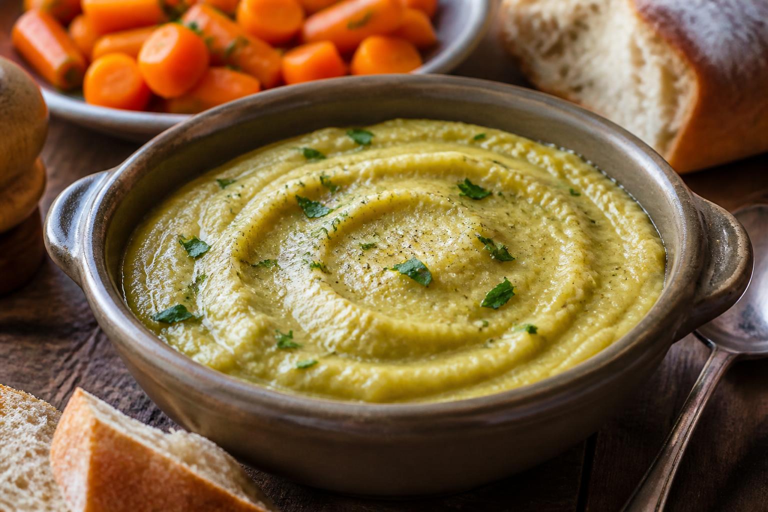 Purée de pois cassés : découvrez une recette savoureuse et facile 2 découvrez notre recette savoureuse et facile de purée de pois cassés, idéale pour un plat sain et délicieux en toute simplicité.