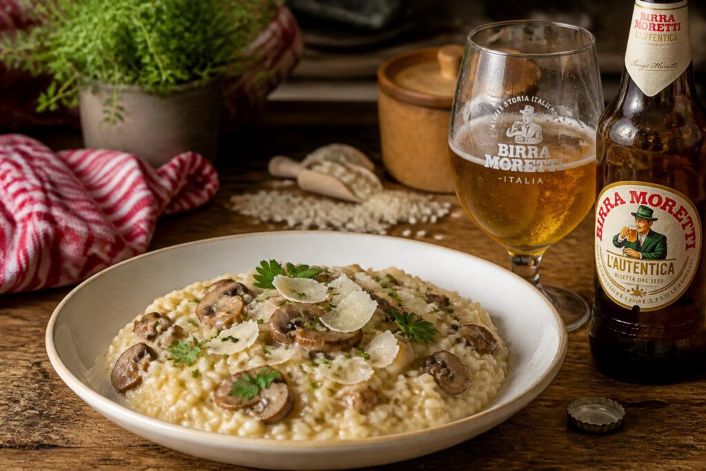découvrez comment préparer un risotto à la bière authentique, une recette italienne revisitée que peu maîtrisent parfaitement. astuces et secrets pour un plat savoureux et original.