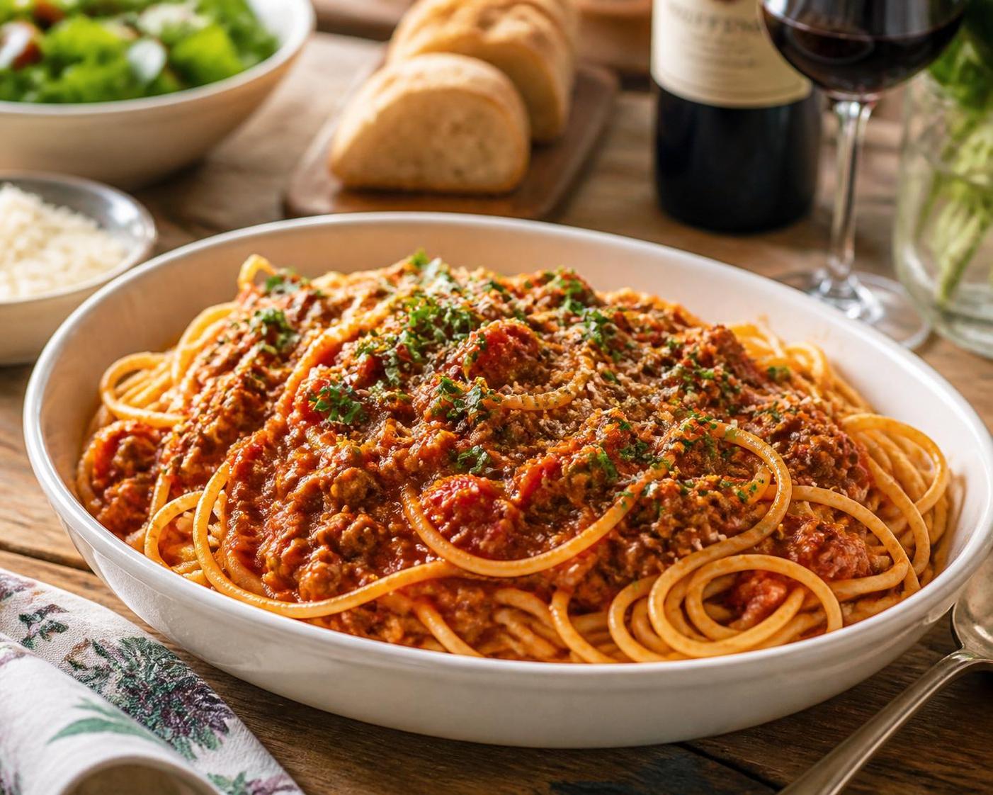 découvrez la recette authentique du spaghetti bolognaise, un plat savoureux qui séduit toutes les générations grâce à ses saveurs riches et traditionnelles.