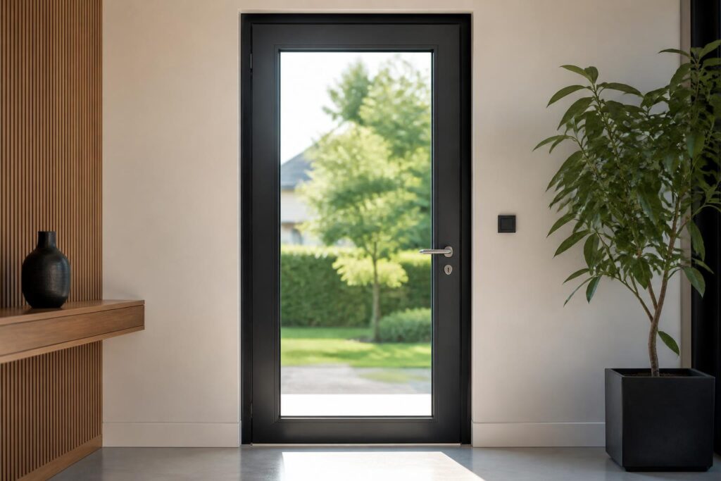 découvrez notre porte d'entrée vitrée alliant esthétique et sécurité, pour laisser entrer la lumière naturelle tout en protégeant votre intérieur.