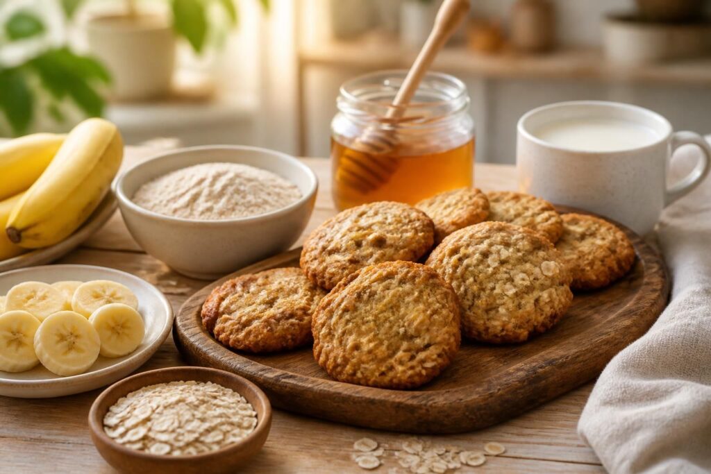 découvrez la recette gourmande et saine des cookies banane avoine, parfaits pour une pause douceur équilibrée. faciles à préparer et délicieux, à essayer absolument !