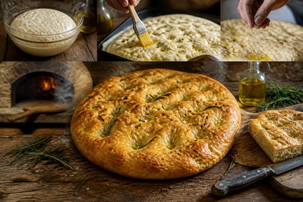 découvrez comment préparer une focaccia moelleuse digne de la ligurie avec notre recette simple en 5 étapes. parfaite pour toutes les occasions, savourez ce pain italien traditionnel fait maison.