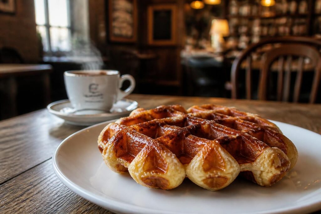 découvrez la gaufre de liège, une douceur authentique au goût unique, croustillante à l'extérieur et fondante à l'intérieur. un plaisir irrésistible à savourer à tout moment.