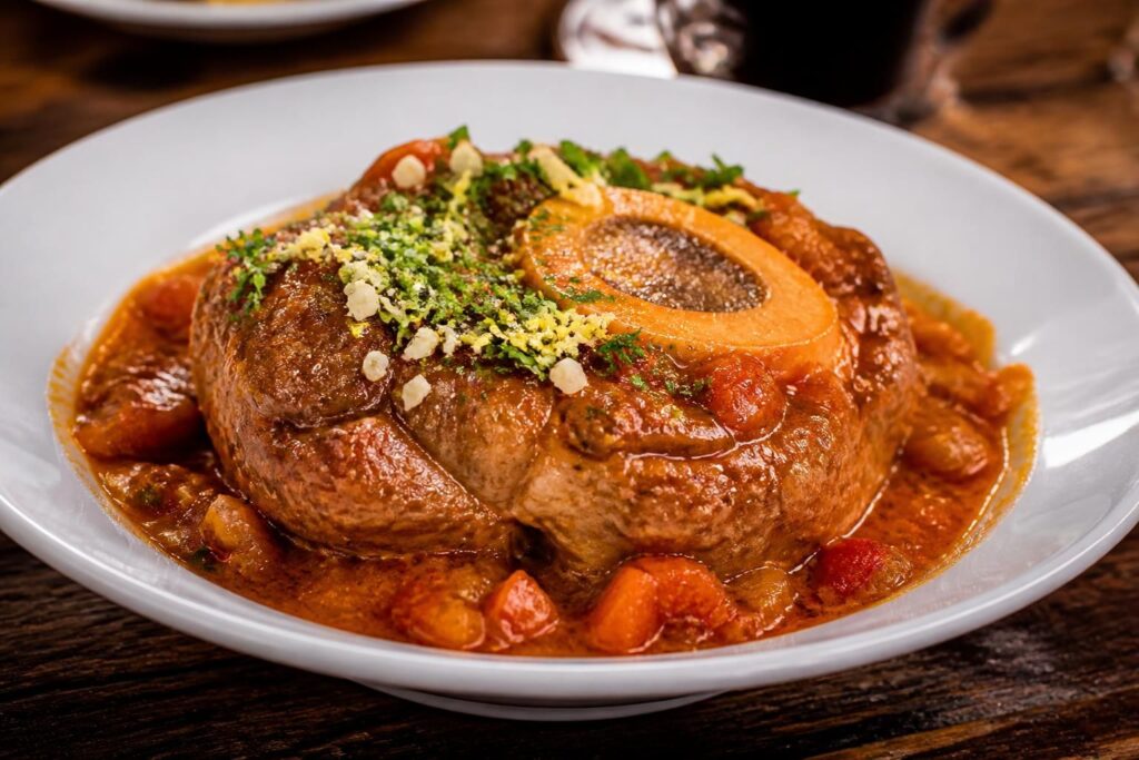 découvrez la recette authentique de l'osso buco à la milanaise, un plat savoureux et fondant qui ravira vos papilles à chaque bouchée.