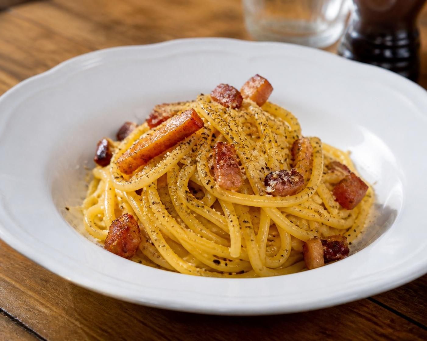 découvrez la recette authentique des pâtes carbonara sans crème, comme en rome traditionnelle. un plat savoureux et facile à préparer pour revisiter ce classique italien.