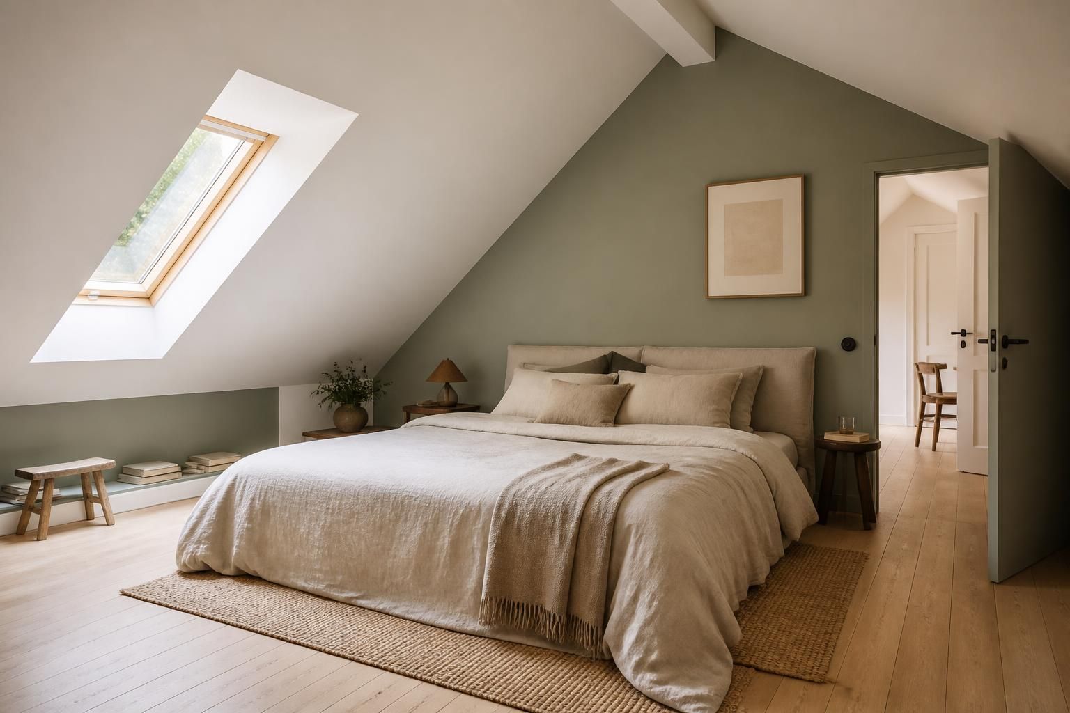 Chambre sous pente : quel mur peindre pour agrandir 2 découvrez quel mur peindre dans une chambre sous pente pour donner une impression d'espace et agrandir visuellement la pièce grâce à nos conseils déco pratiques.