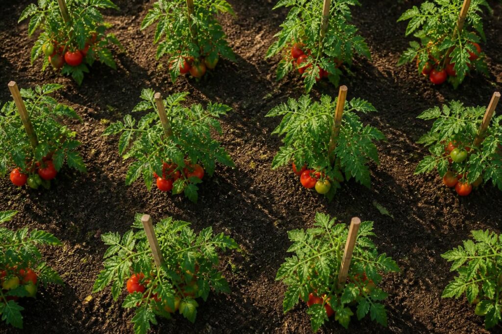 découvrez combien de pieds de tomate planter par mètre carré pour optimiser votre récolte sans étouffer vos plants et assurer une croissance saine.