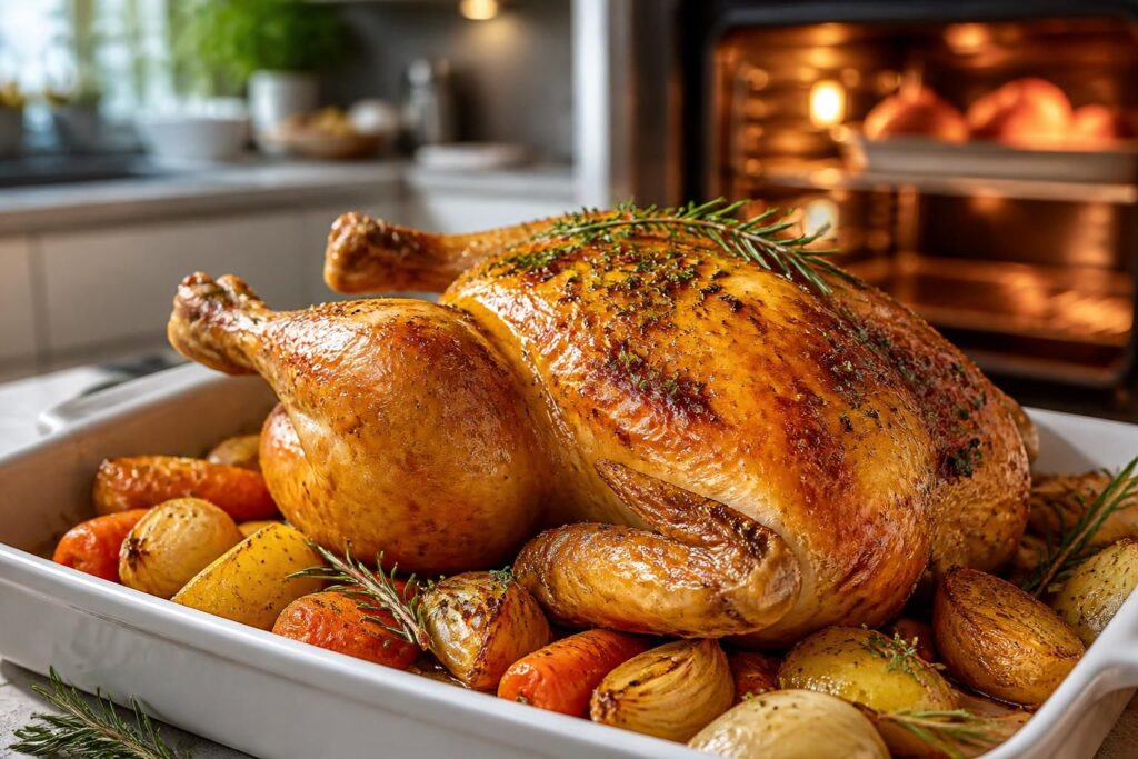 découvrez nos astuces et recettes pour cuire un poulet au four parfaitement juteux et savoureux. apprenez les techniques simples pour réussir une cuisson idéale à chaque fois.