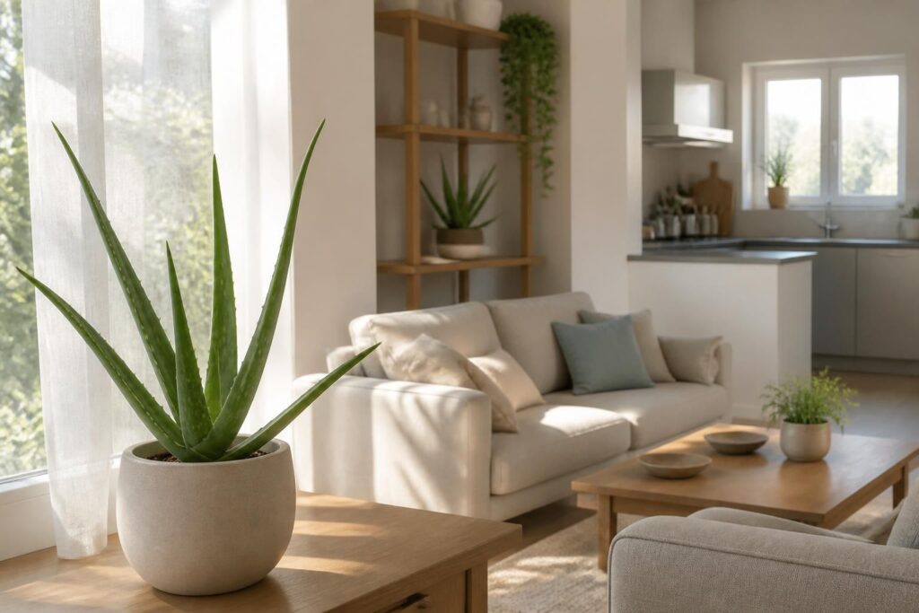 découvrez où placer votre aloe vera dans la maison pour qu'il pousse sainement et embellisse votre intérieur.
