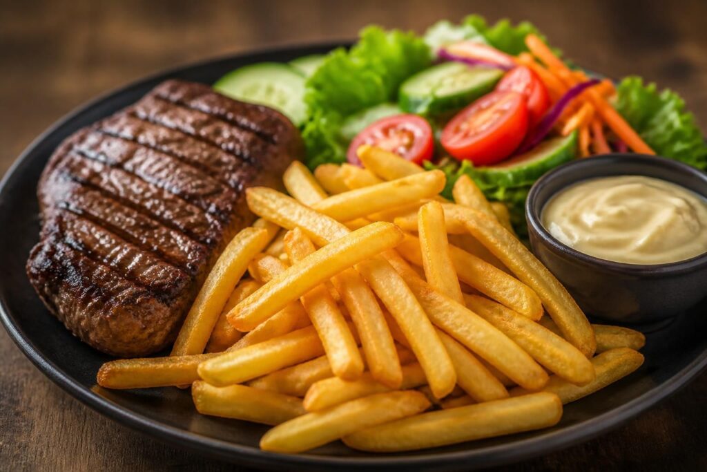découvrez quelles accompagnements choisir pour savourer des frites lors d'un repas complet et équilibré. idées simples et délicieuses pour allier goût et nutrition.