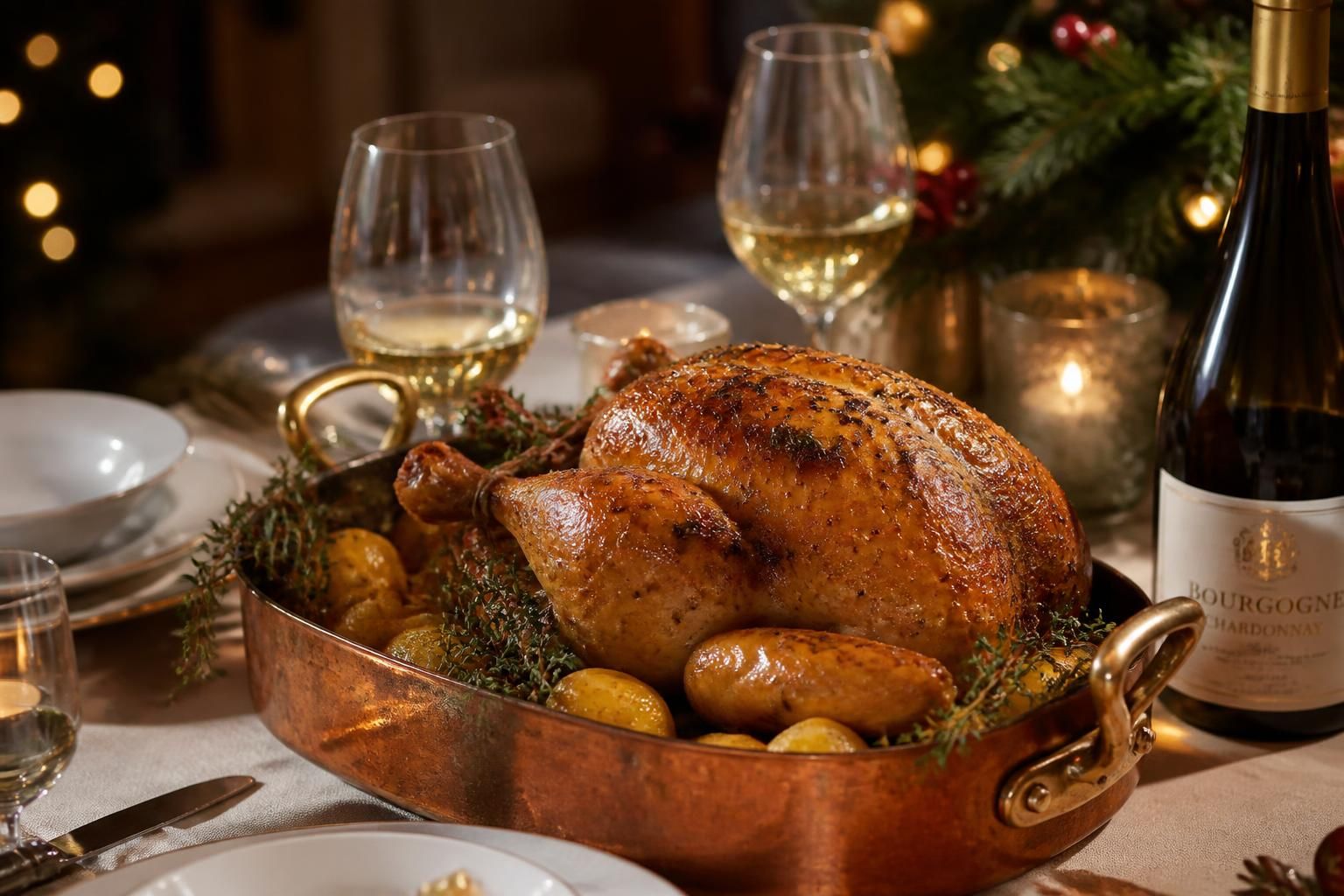 découvrez quel vin accompagner parfaitement votre chapon pour un repas de fête réussi avec nos conseils d'accords mets et vins.