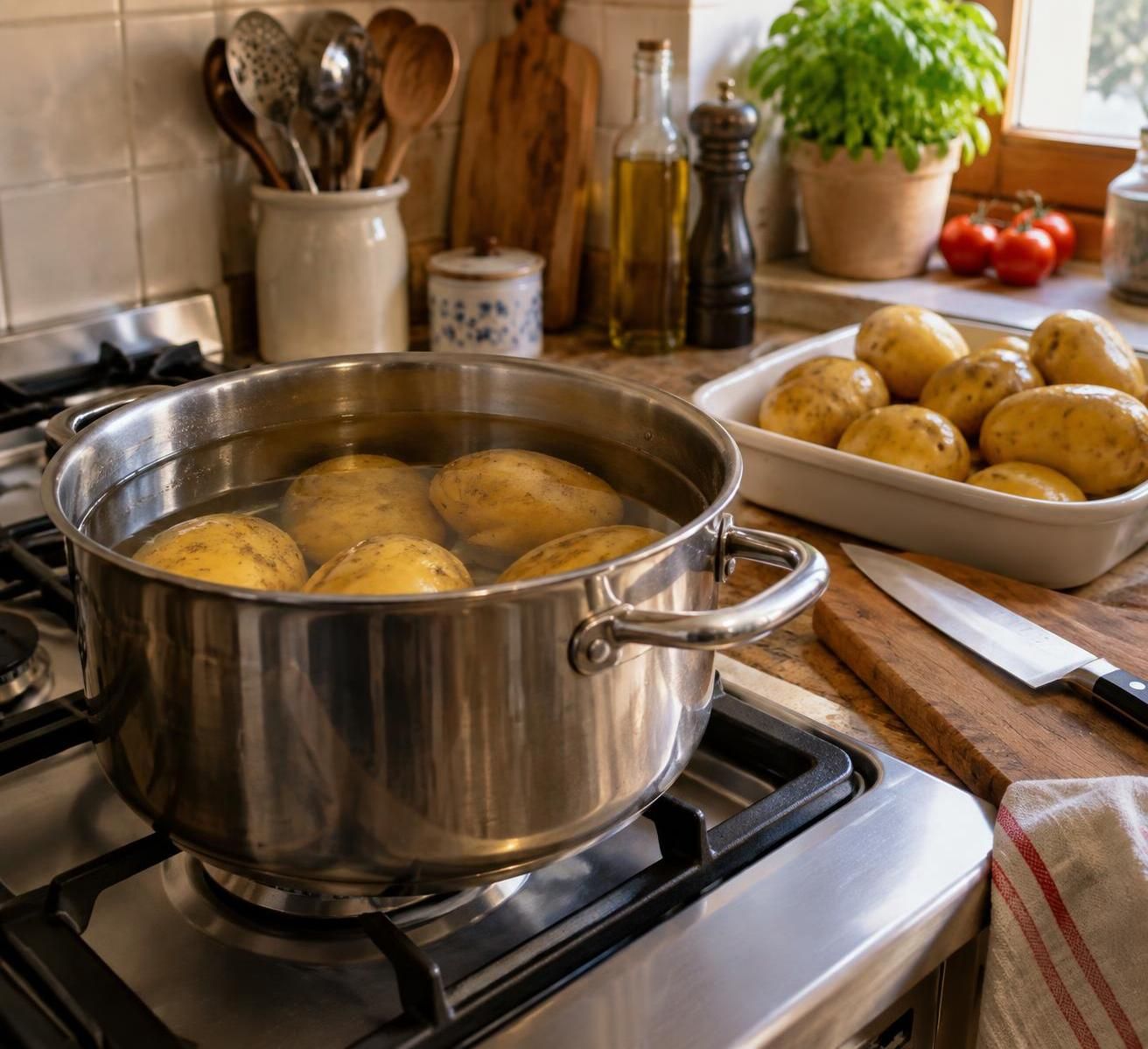 départ à froid ou eau bouillante ? découvrez la meilleure méthode pour cuire vos pommes de terre à l’eau et obtenir une cuisson uniforme.
