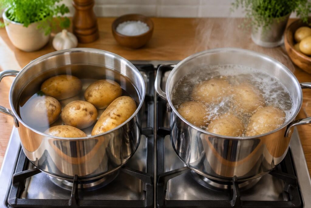 départ à l’eau froide ou chaude ? découvrez la meilleure méthode pour cuire vos pommes de terre uniformément et obtenir la texture idéale.