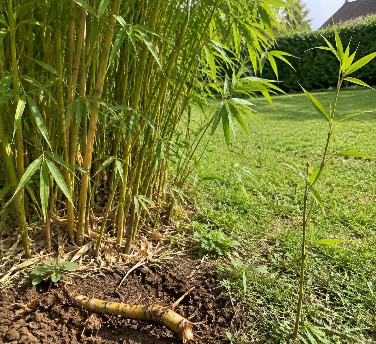 Bambous traçants : comment les contenir avant qu'il soit trop tard 2 découvrez comment contenir les bambous traçants grâce à des barrières anti-rhizomes et des gestes adaptés, avant qu’ils n’envahissent votre jardin.
