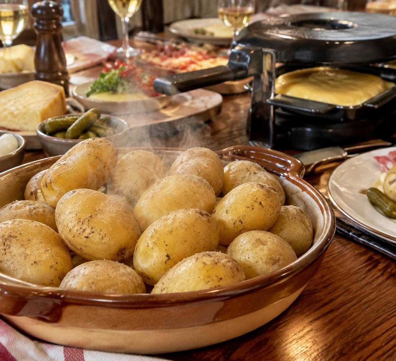 Cuisson des pommes de terre pour raclette : le bon timing 2 découvrez combien de temps cuire les pommes de terre pour une raclette réussie : astuces de cuisson, choix des variétés et conseils pour les garder bien chaudes.